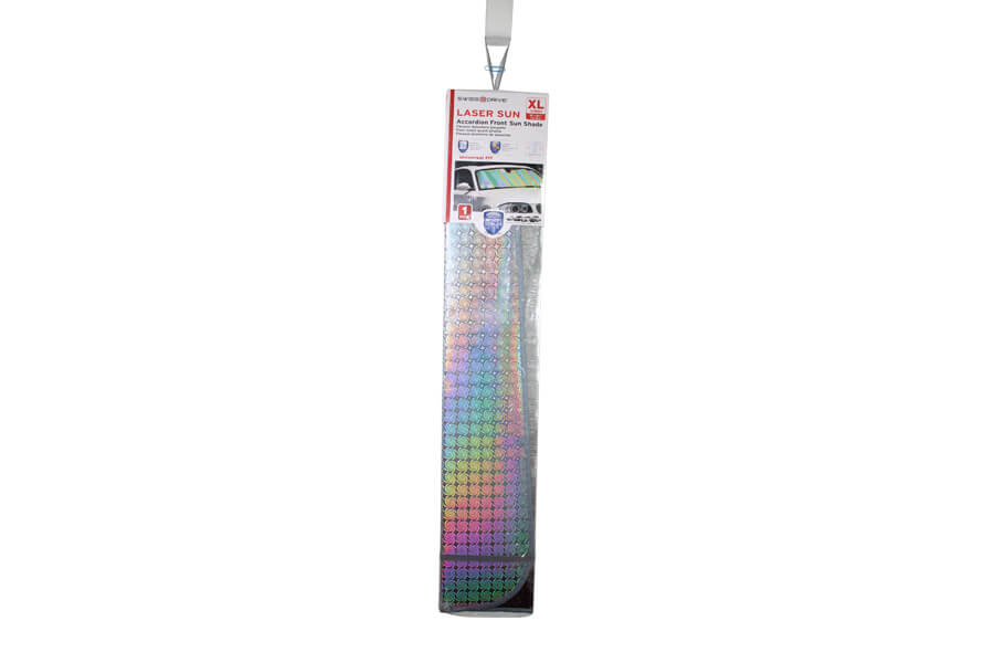 Tapasol Plegable Frontal Plateado, 144x80 cm, SWISS DRIVE