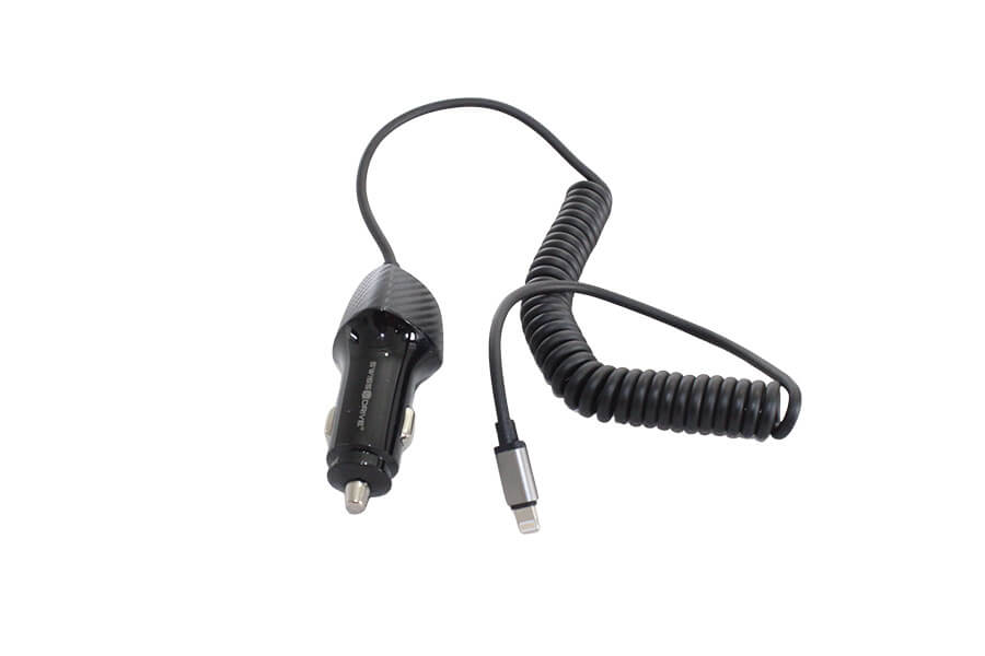 Cargador Ultra R&aacute;pido con Cable Iphone + USB, SWISS DRIVE