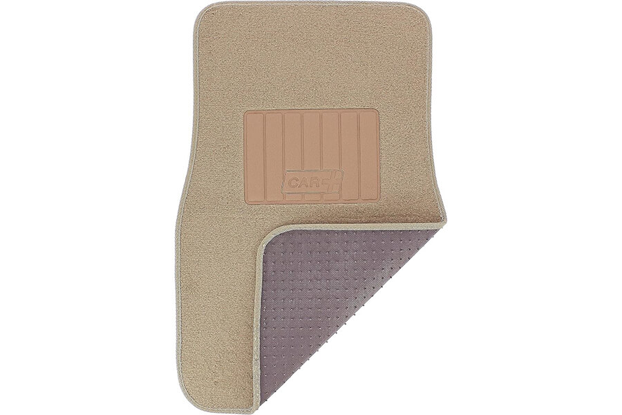 Alfombra Felpa Marron 4 piezas, SWISS DRIVE