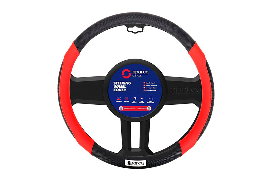 Forro de Volante Rojo / Negro, Sparco